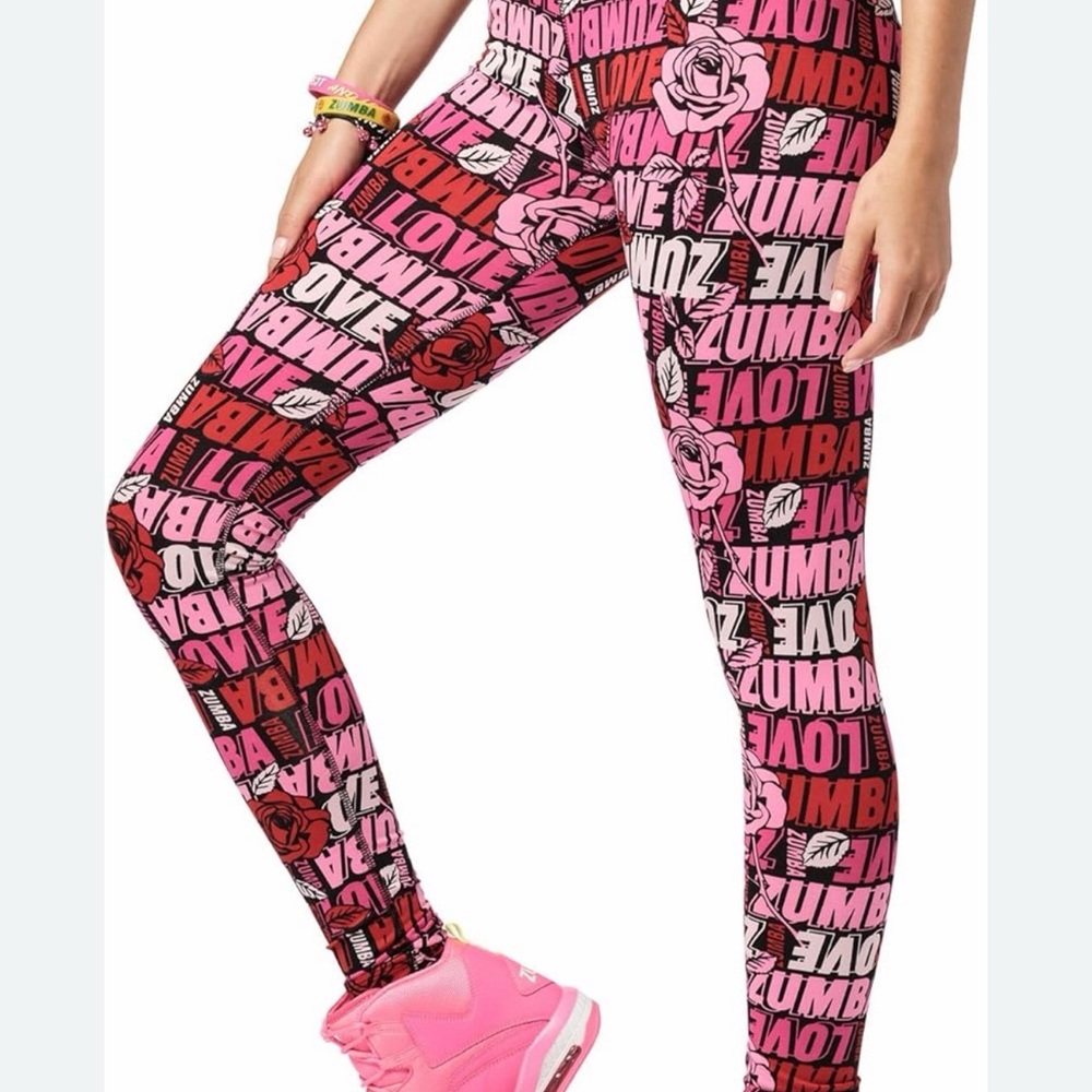 Zumba Fitness Pink love 💗 Graphic Leggings